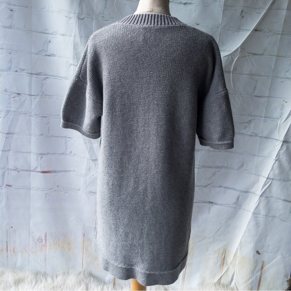 ELK The Label Short Sleeve Chunky Knit Wool Knit Dress/Sweater S/M - Picture 4 of 17